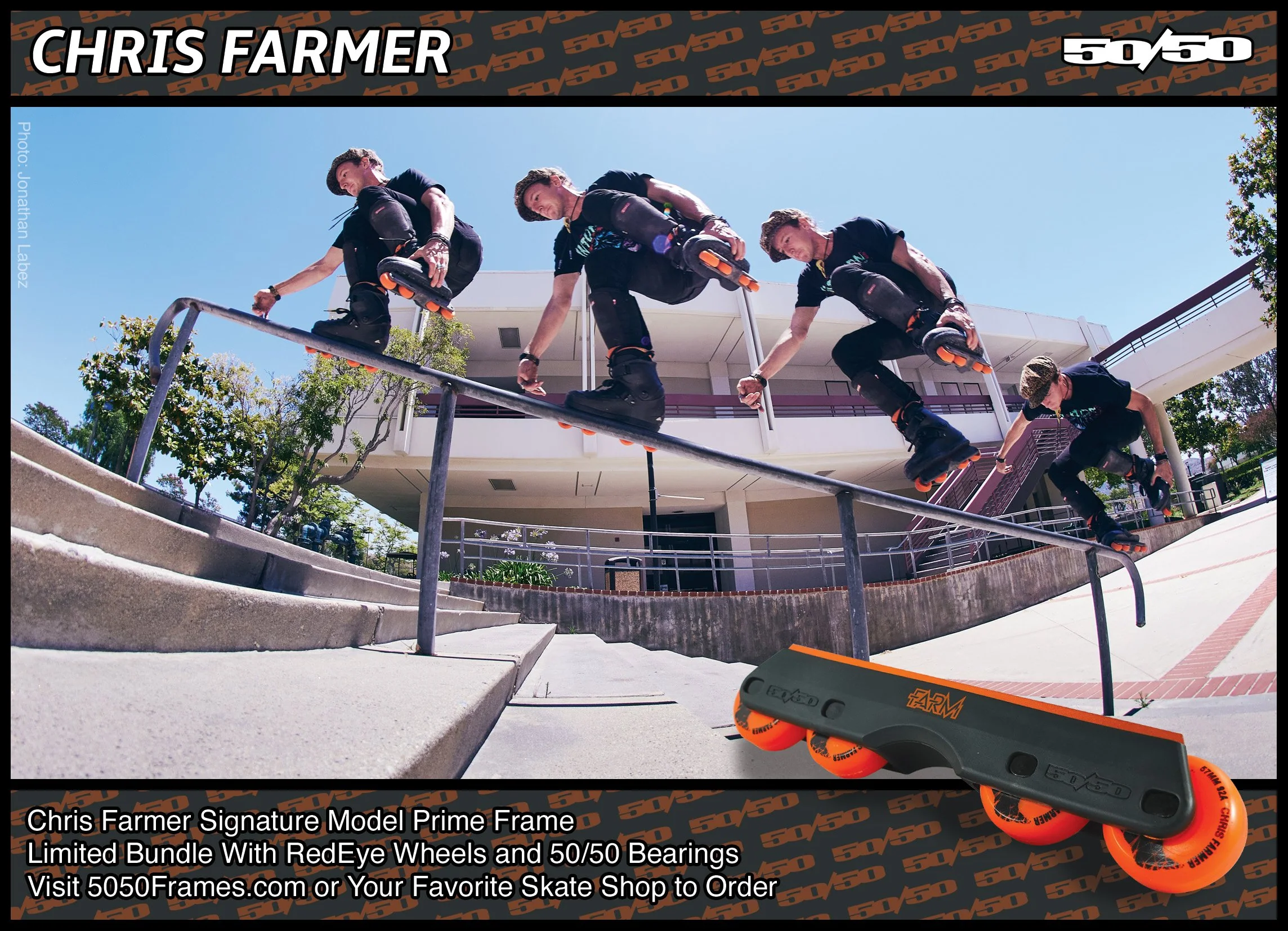 50/50 Farmer Prime inline skate frames - Image 4