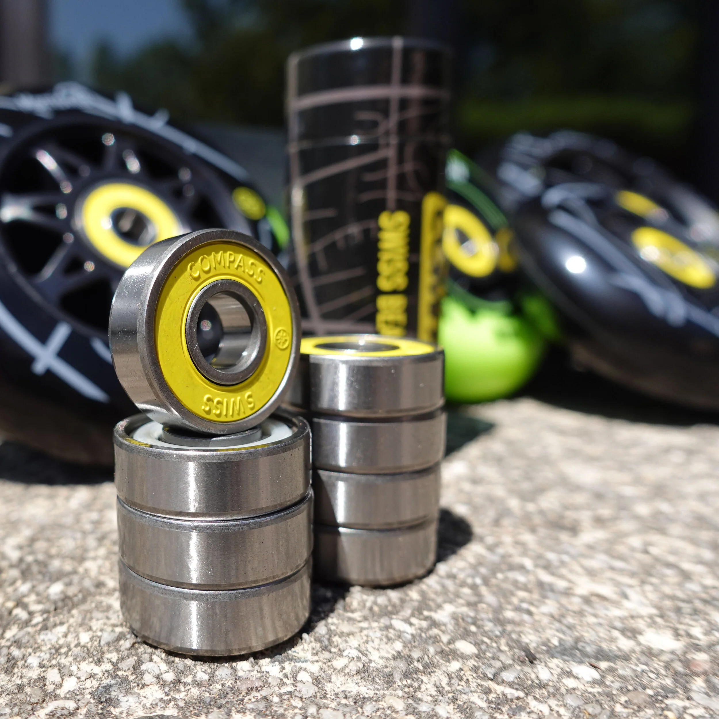 Compass Swiss skate bearings - Image 3