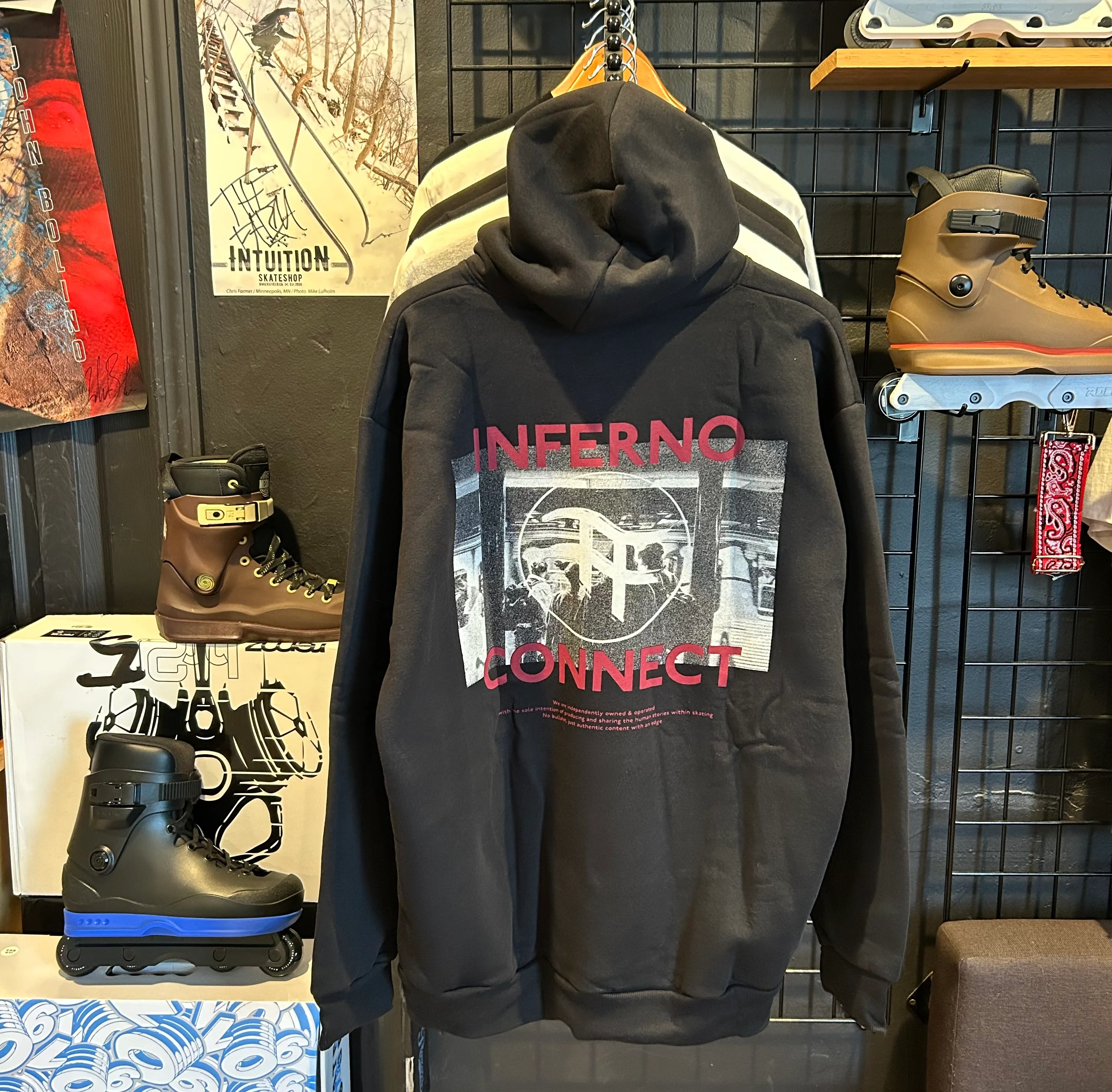 Inferno Relaxed Hooded Sweatshirt