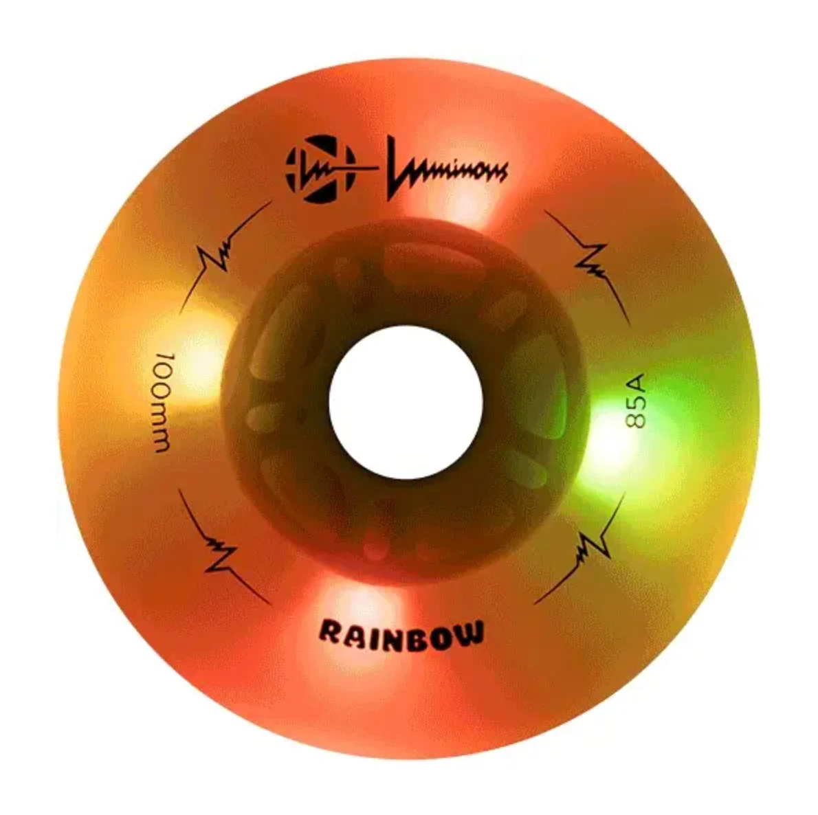 Luminous 100mm INLINE SKATE light up wheels - Image 3