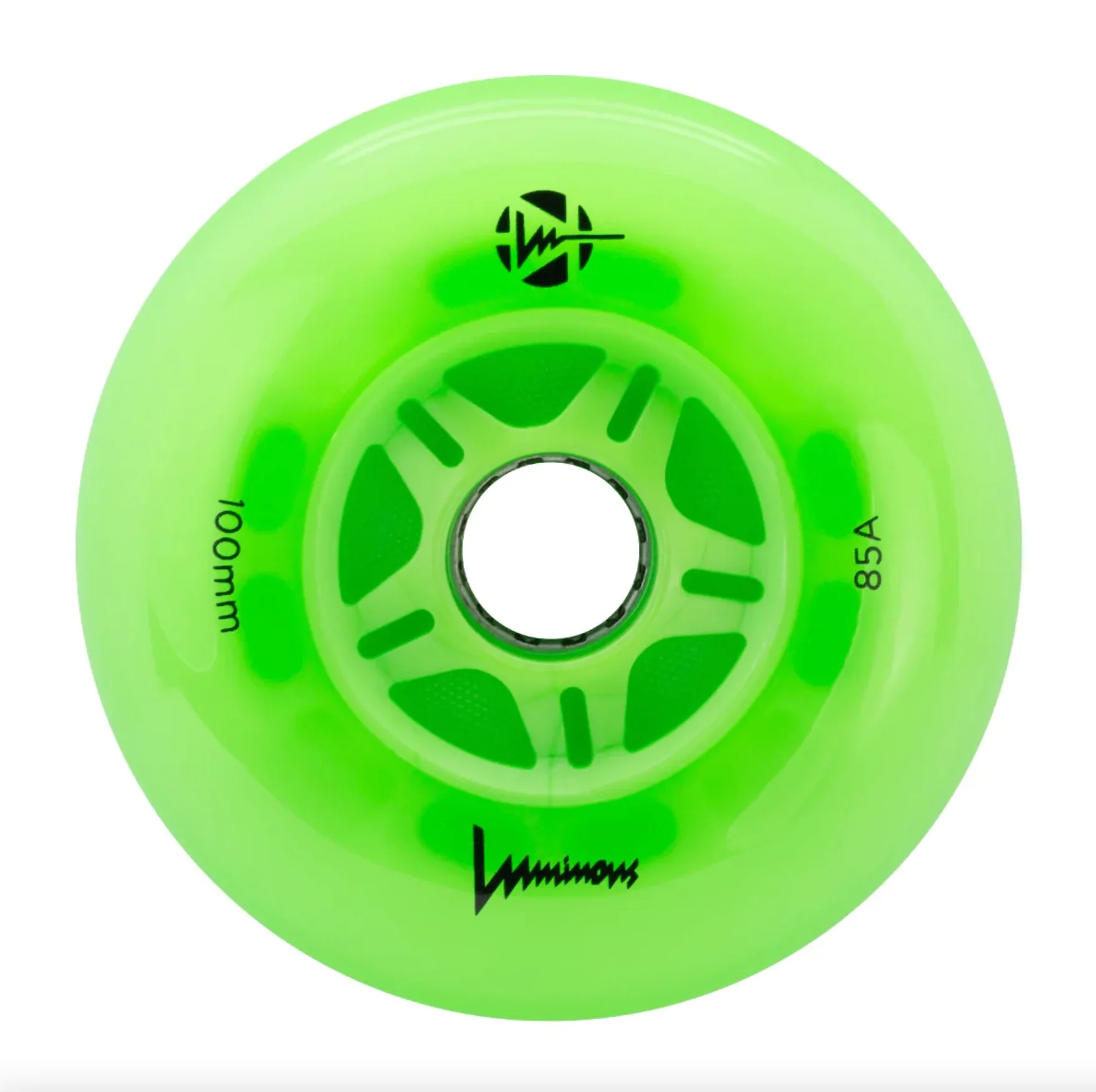 Luminous 100mm INLINE SKATE light up wheels - Image 5