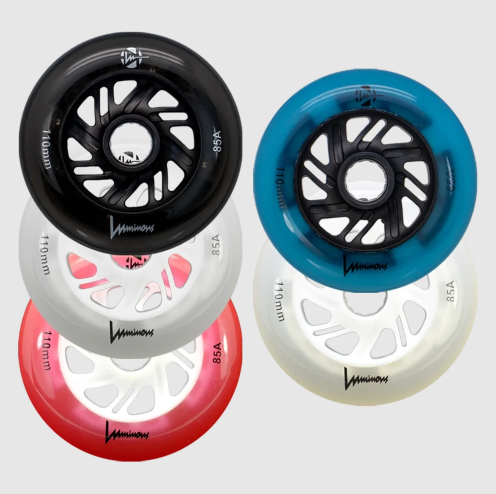 Luminous 110mm INLINE SKATE light up wheels - Image 12