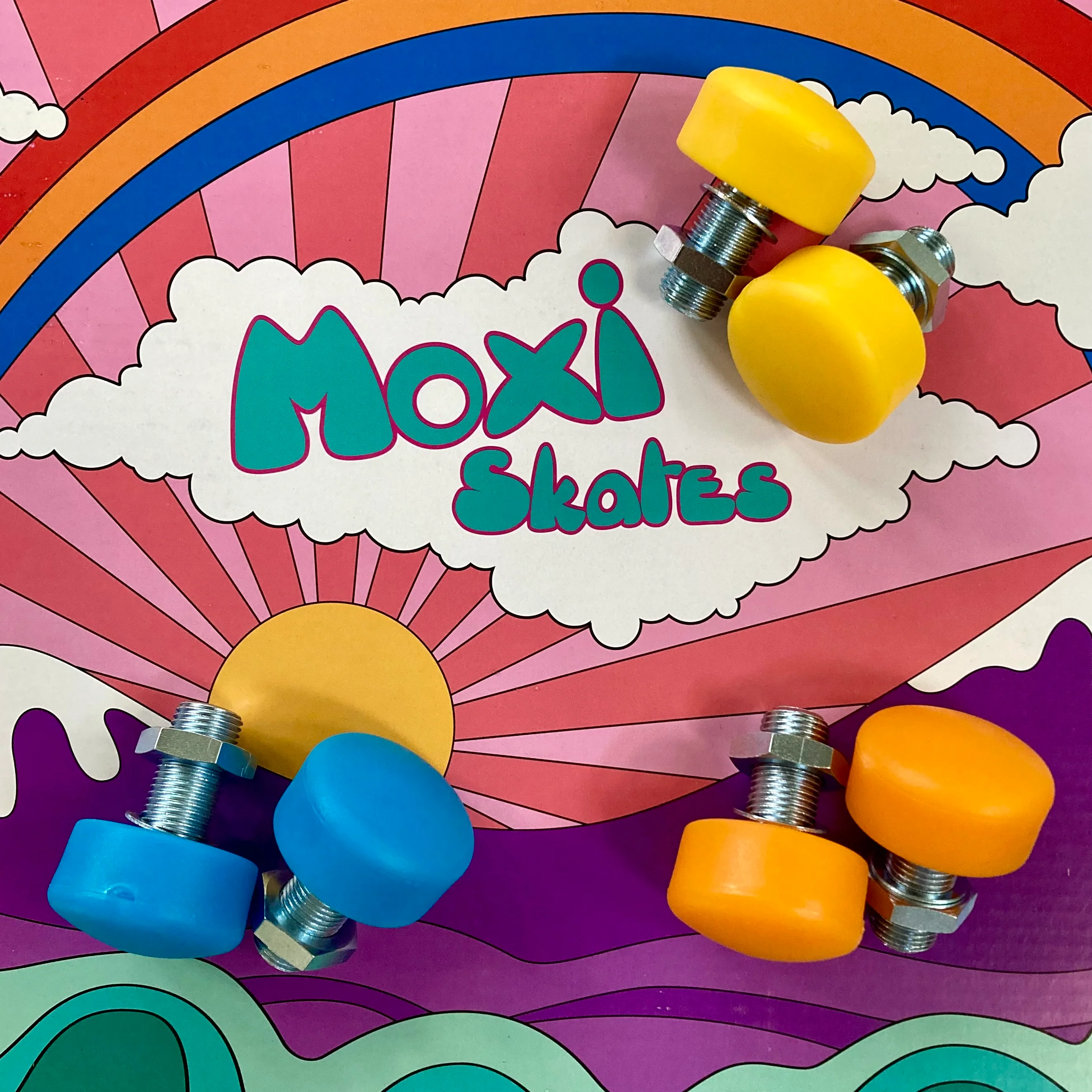 Moxi Rainbow Rider toe stops