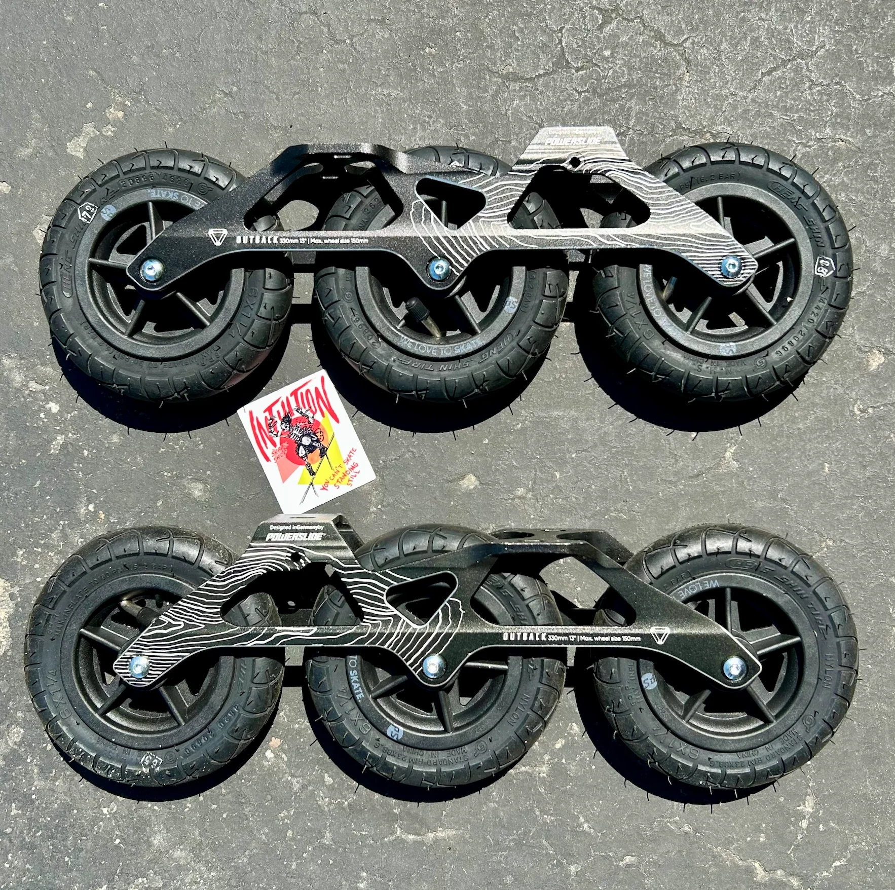 Powerslide SUV Off Road Trinity inline skate frames - Image 2