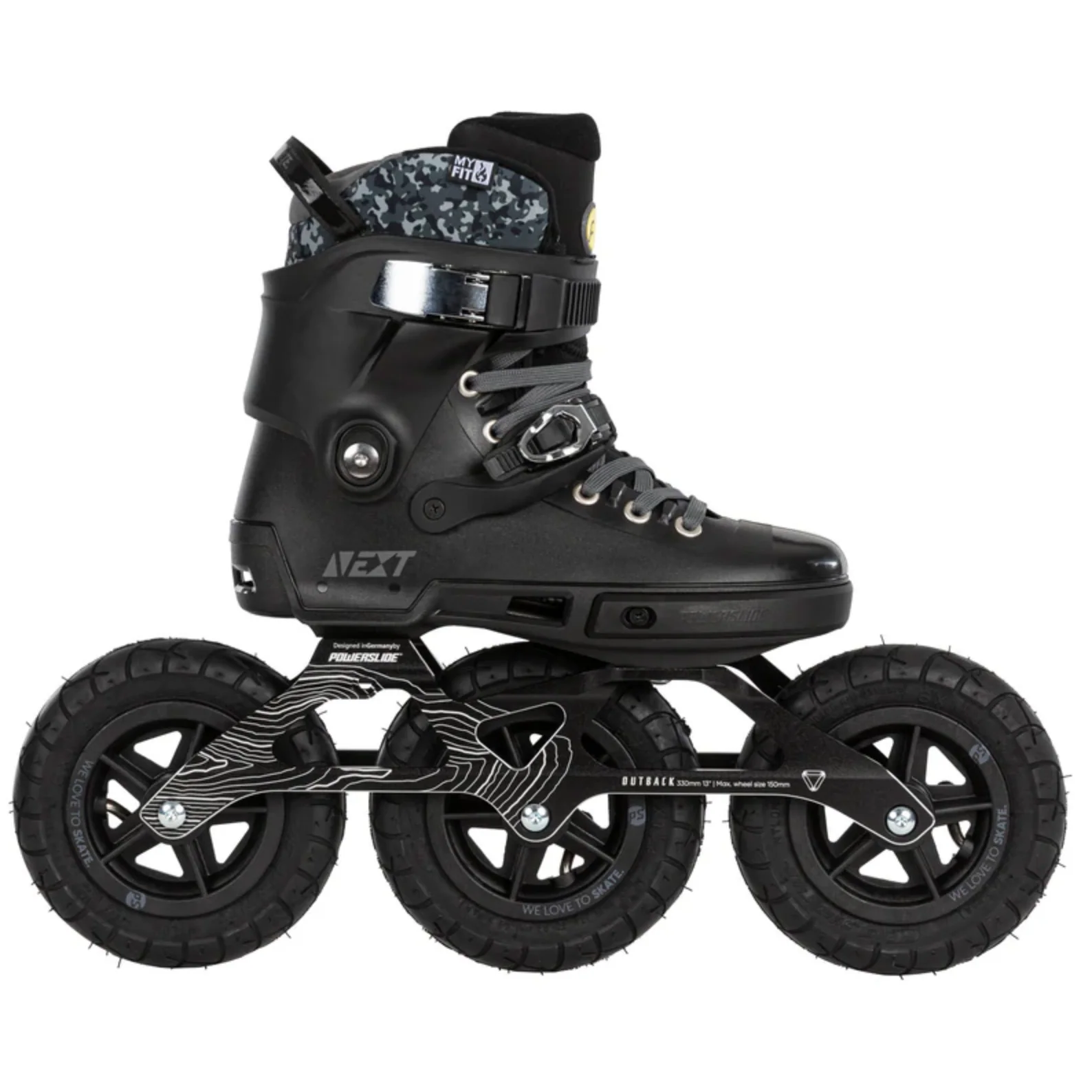 Powerslide SUV Off Road Trinity inline skate frames - Image 3